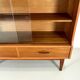 Petite vitrine vintage Jentique des années 1960 en bois de teck