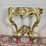 Louis XV Style Giltwood Console, 19th Century