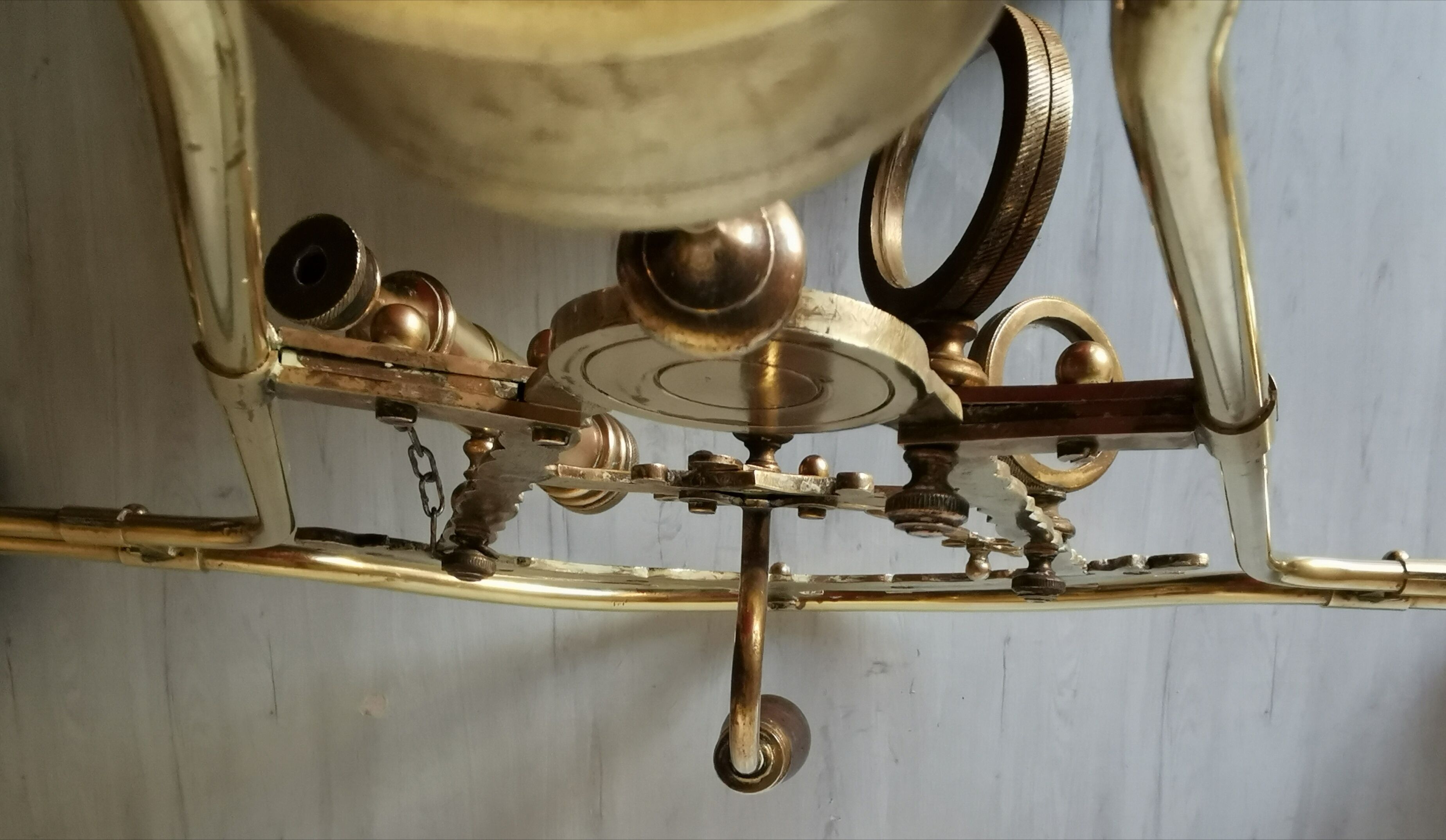 Brass billiard chandelier marine decoration