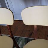 Chaises coeur Baumann jaune