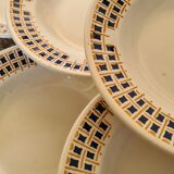 10 hollow plates Faïence Givors1930