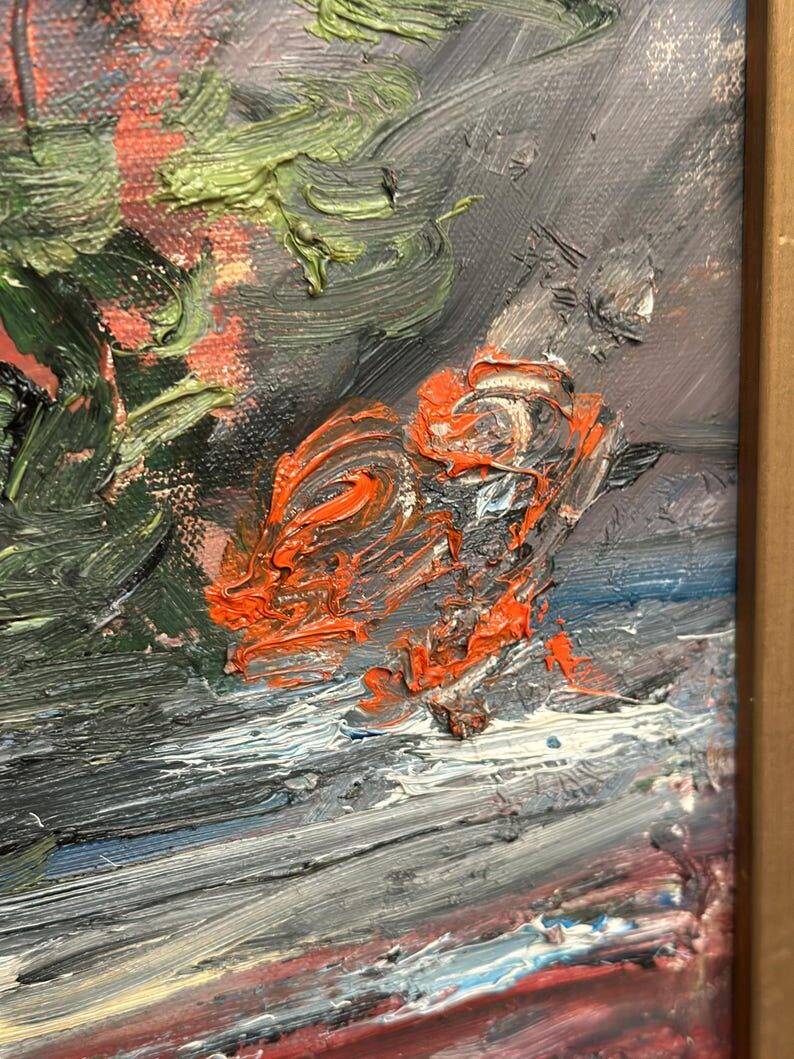 Original Swedish Oil on Canvas – “Stillben” by Osborne – Vintage & Framed