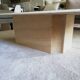 Table basse en travertin vintage