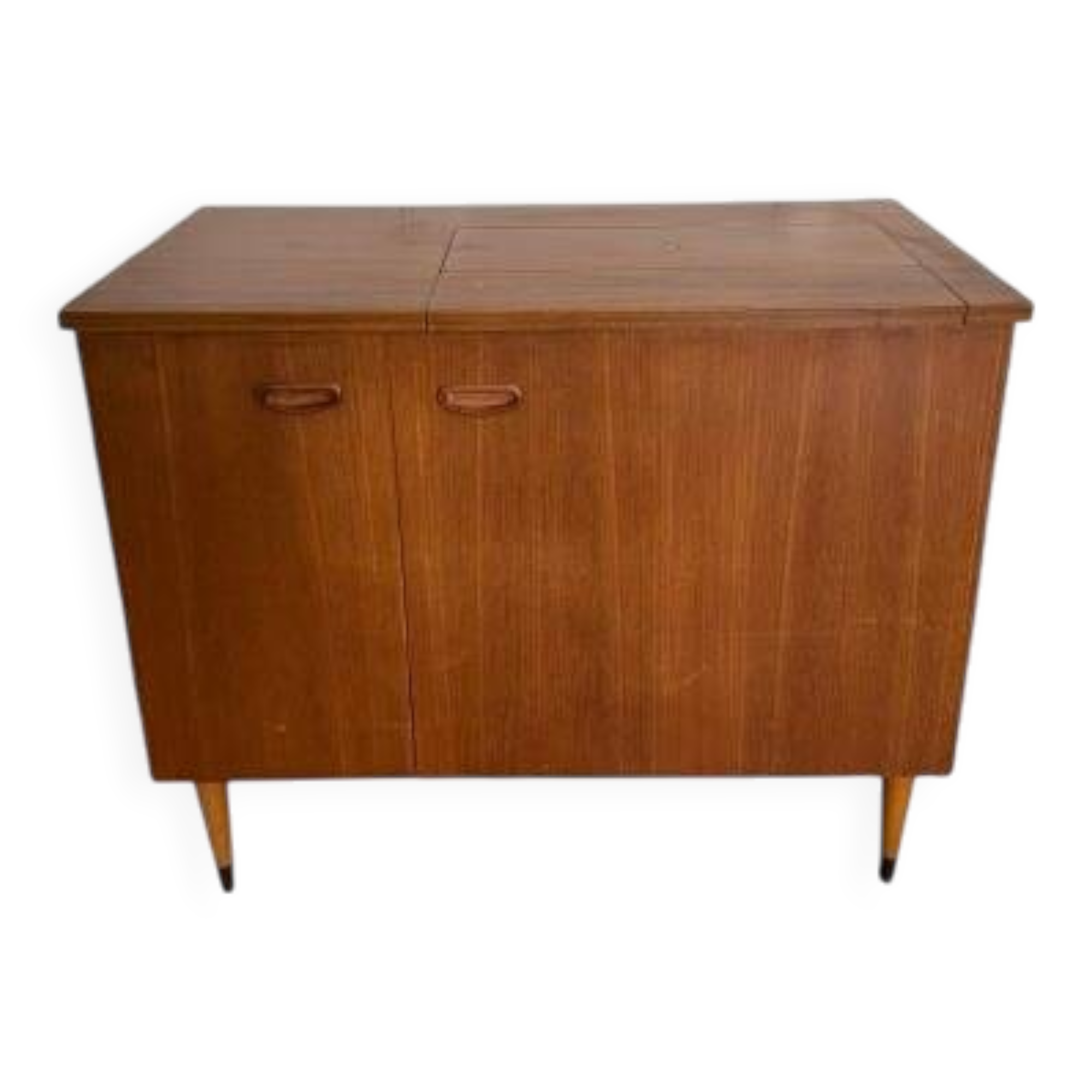 vintage Scandinavian Singer sideboard