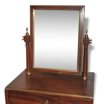 Mahogany table vanity