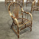 6 fauteuils en rotin