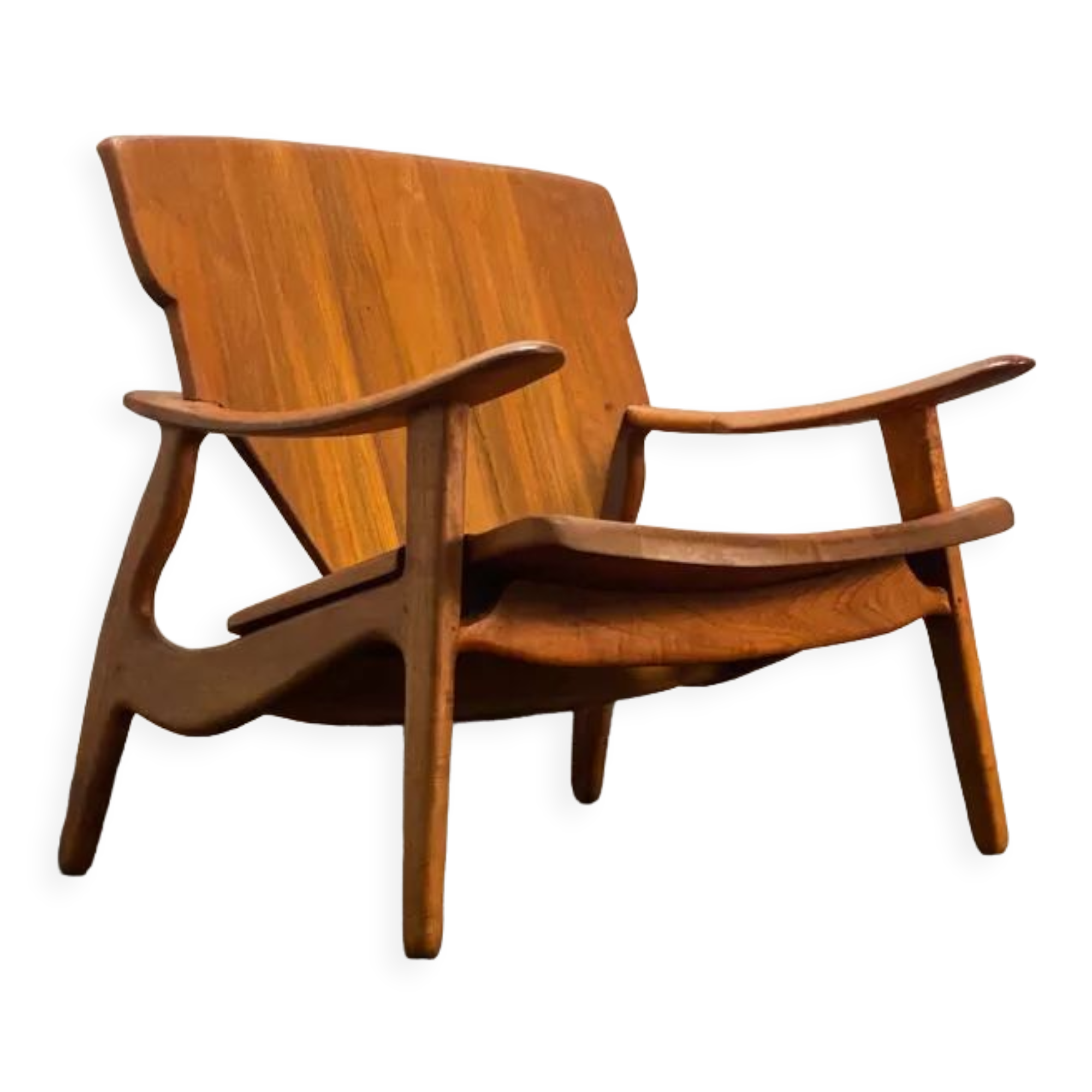 Teak Diz Arm Chair by Sergio Rodrigues