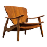 Teak Diz Arm Chair by Sergio Rodrigues