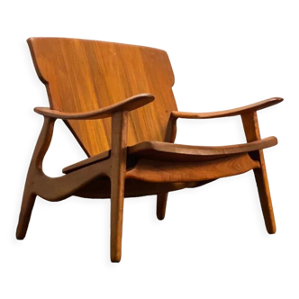 Teak Diz Arm Chair by Sergio Rodrigues