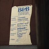 Leather living room set, Italian design, 60s, manufacturer: B&B Italia, designer: Tobia Scarpa