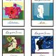 Yves Saint Laurent, 1983, Lot of 4 posters: The Four Seasons