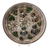 Vintage Decorative Plate Ceramic Vallauris Signed Lolo