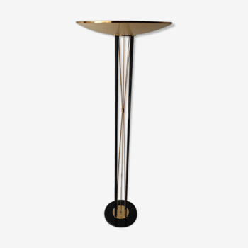 Vintage Italian floor lamp in metal and brass 1950