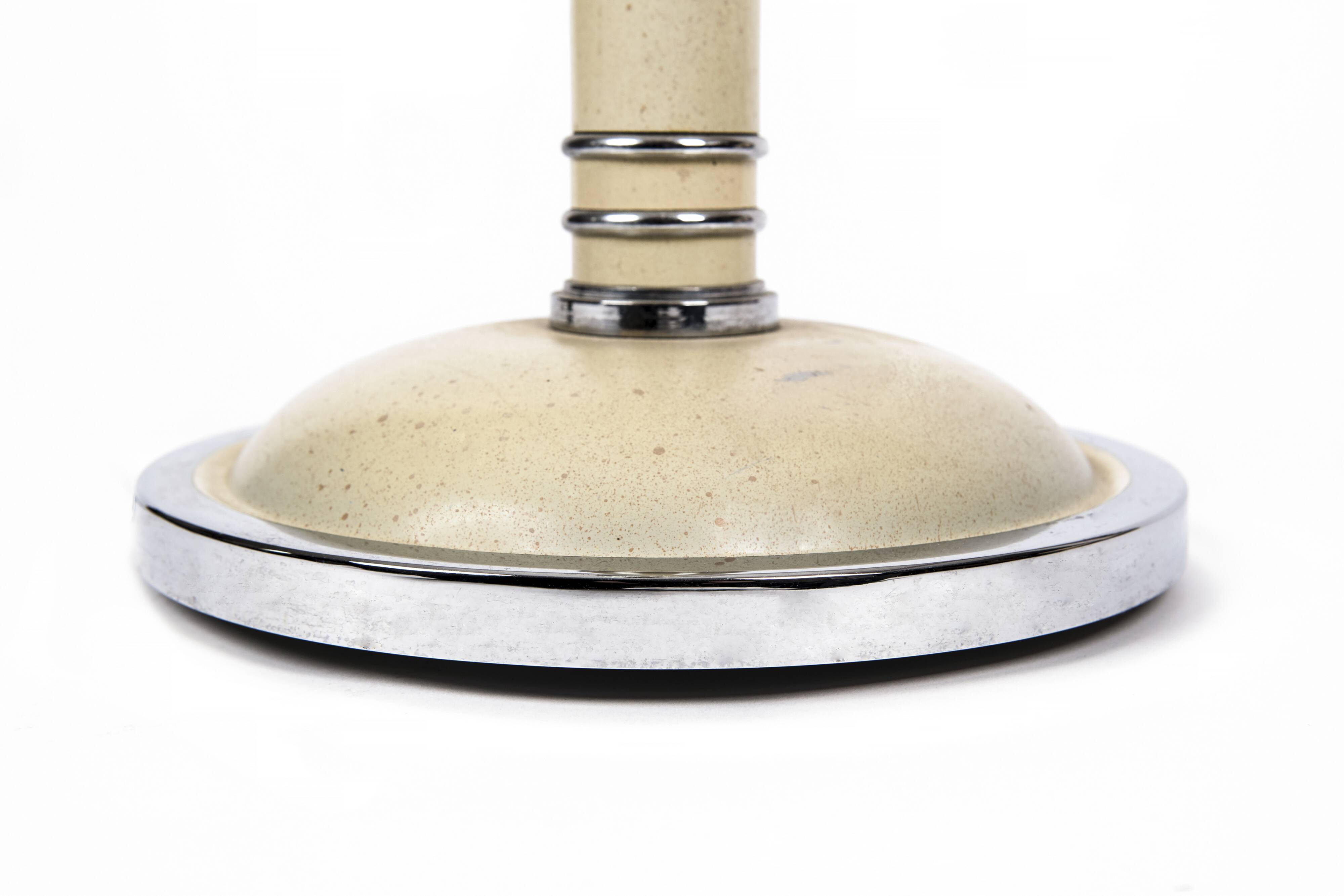 Art Deco metal floor lamp