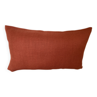 Coussin lin paprika