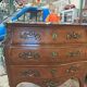Louis XV style curved chest of drawers