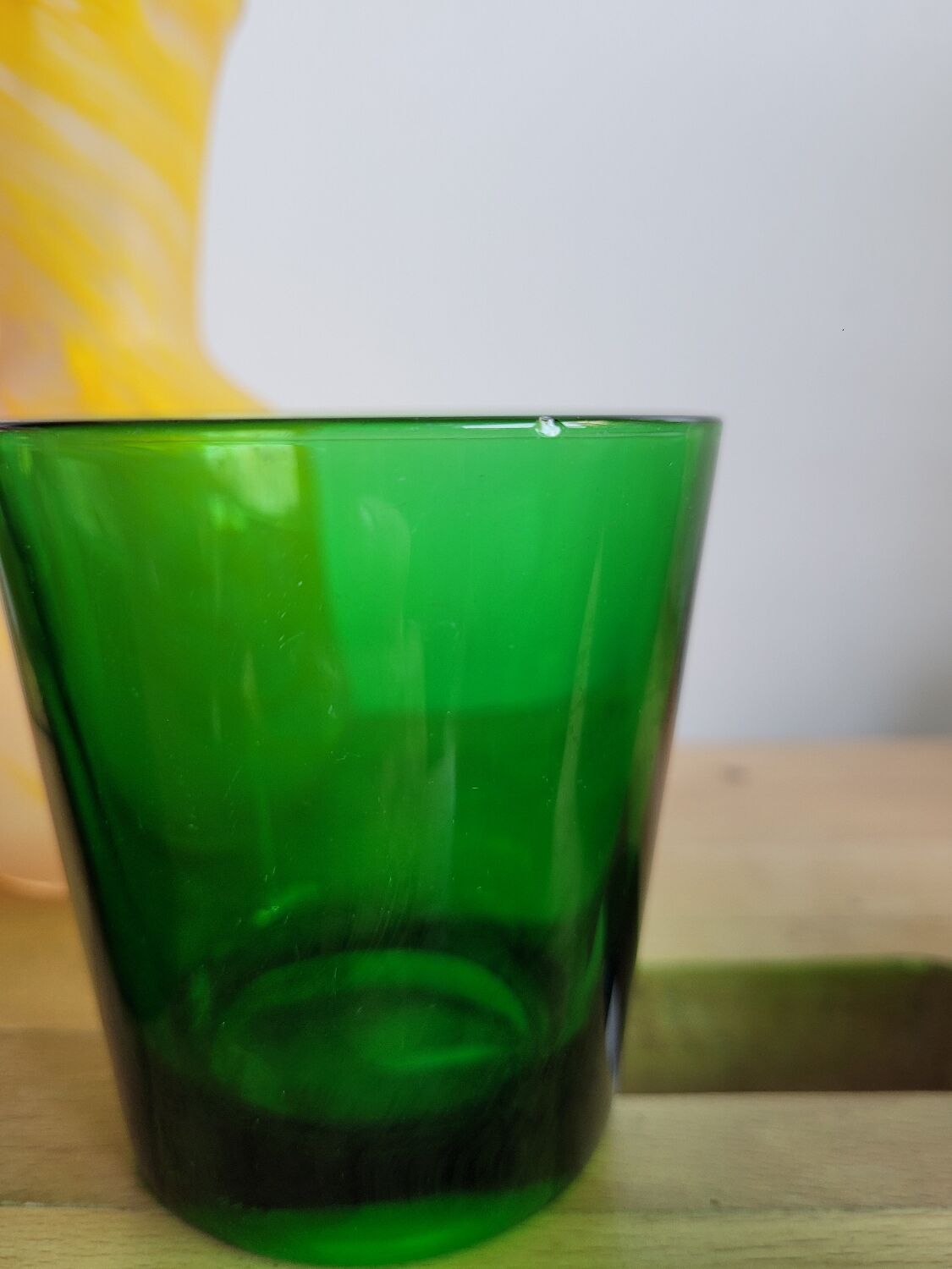 Set of 4 glasses thick bottom