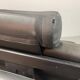 Black Leather Ake Fribytter “Kroken” Two-Seater Sofa for Nelo Möbel. Sweden
