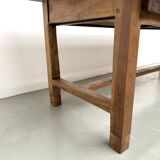 French farmhouse table in solid walnut, circa 1920