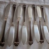 Lot 73 cutlery christofle model talisman lacquer of china color siena