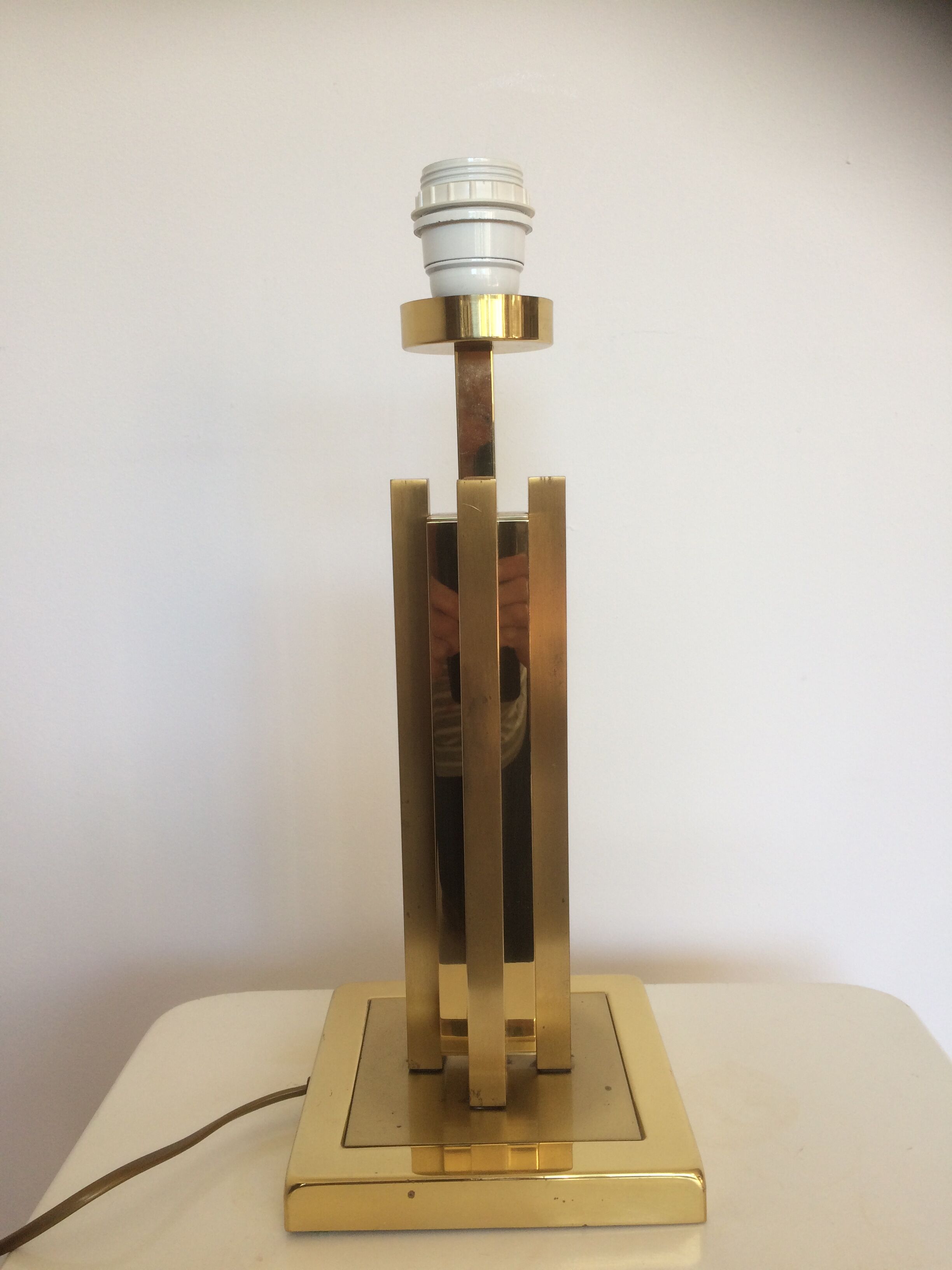 Vintage brass table lamp from Herda Netherlands, 1970