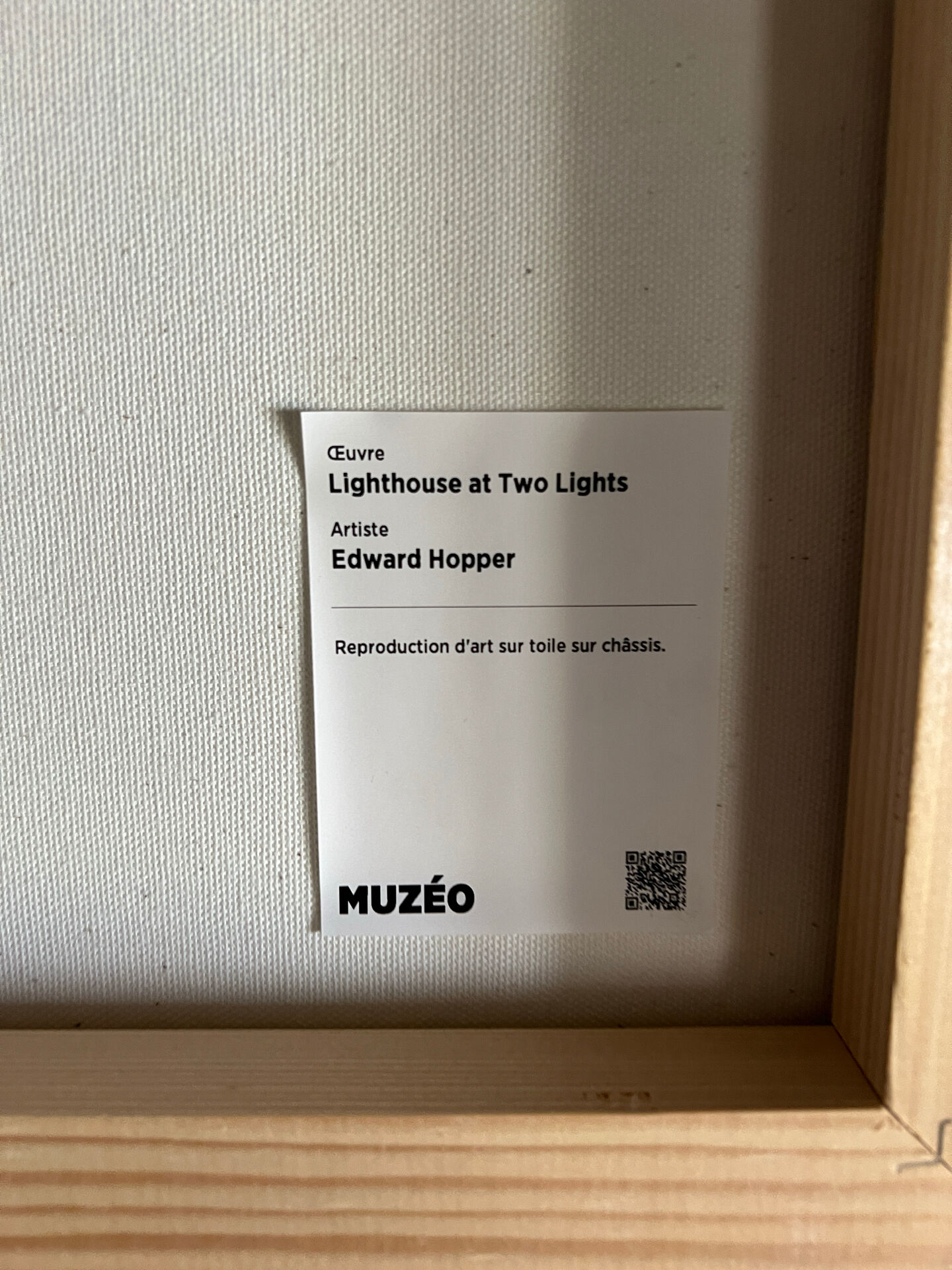 Tableau Hopper Muzeo Lighthouse at Two Lights