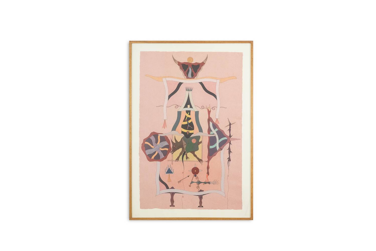 Jorge Camacho. Work "Clan of Coyotes." Year 1992.