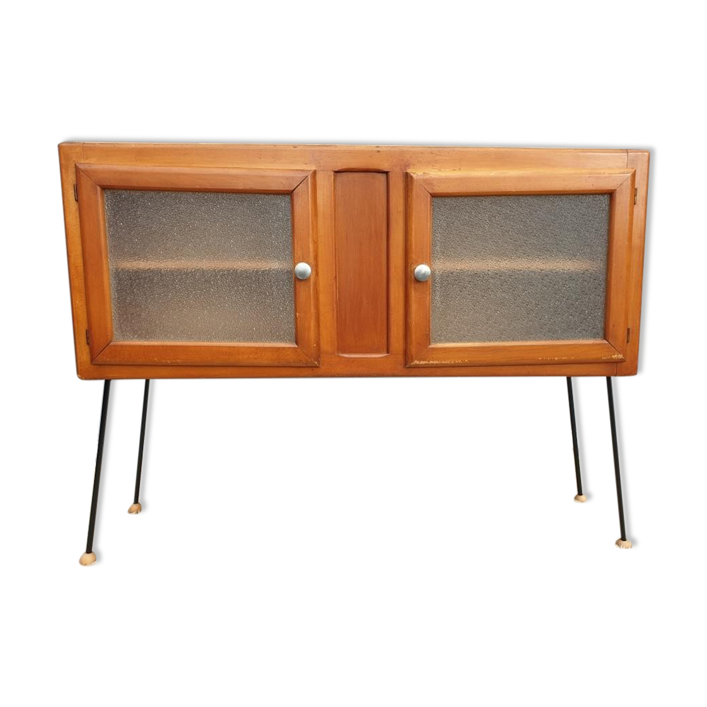 Console 1950 two doors matted glass