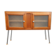 Console 1950 two doors matted glass