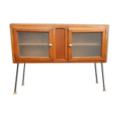 Console 1950 two doors matted glass