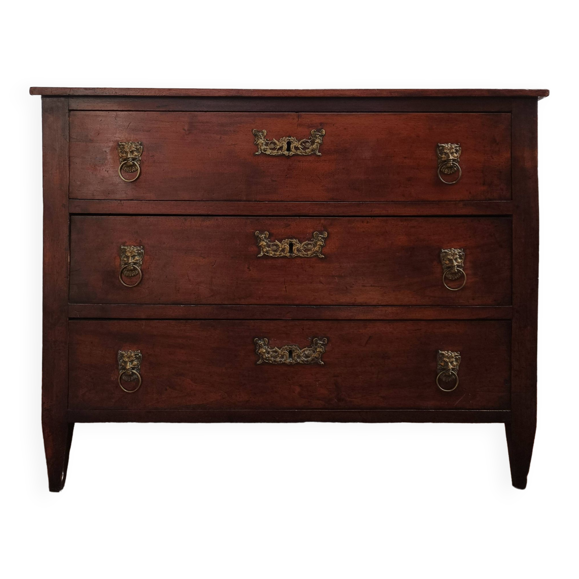 Louis XVI chest of drawers in walnut 18th