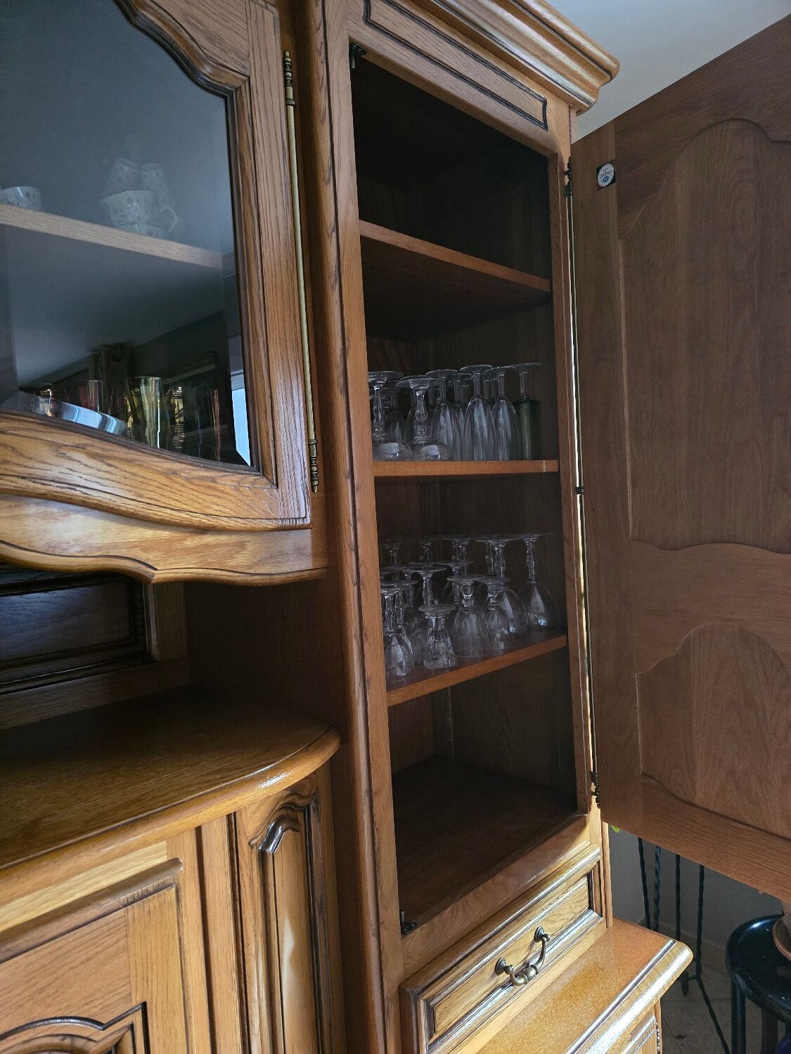 Light oak dining room sideboard