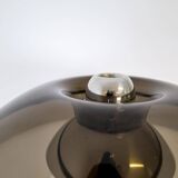 Large Space Age chrome table lamp by Fagerhults, Sweden, 1970s.