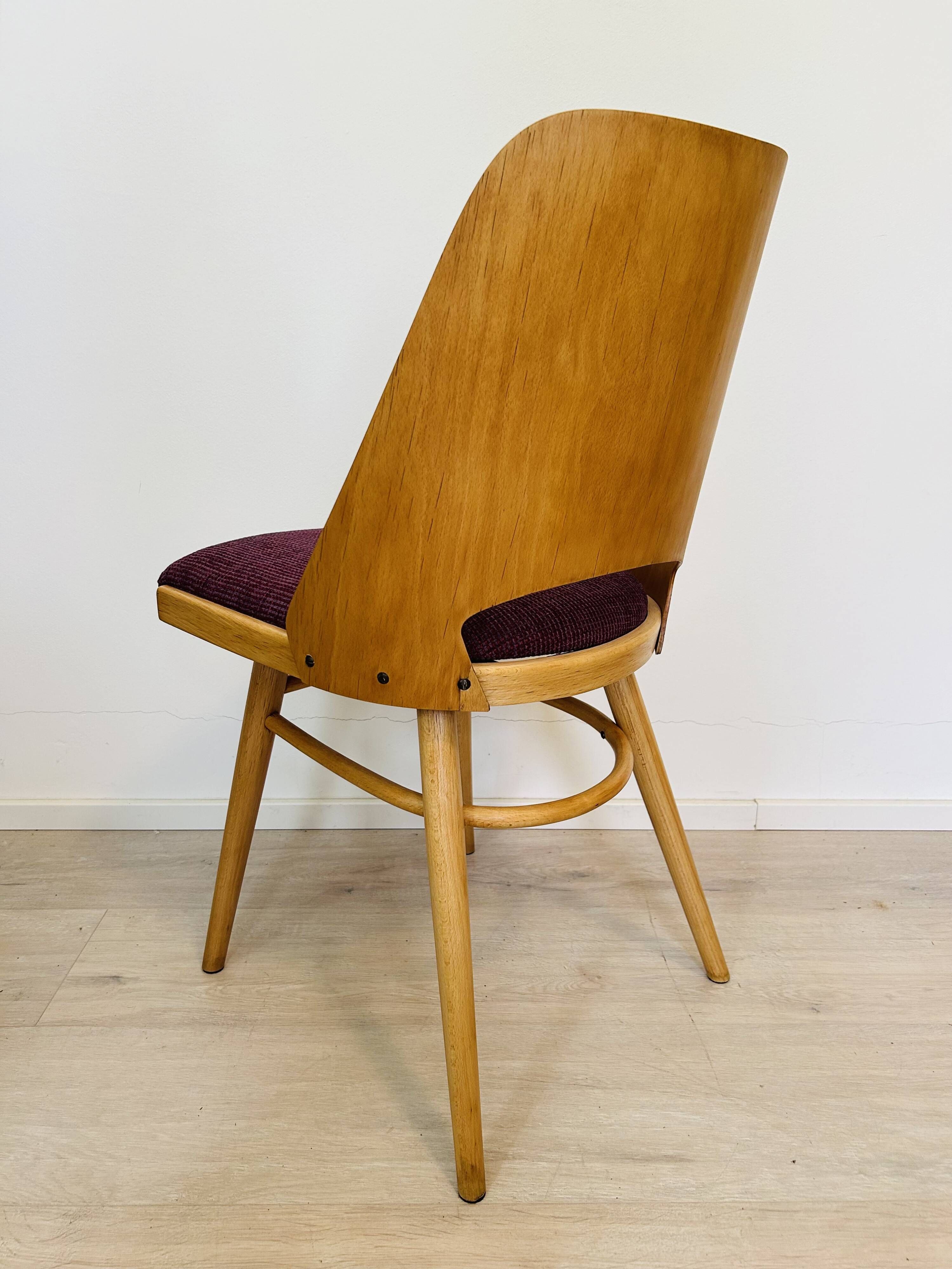 Vintage Chair by Radomir Hofman for TON, Model 514 from Czechoslovakia 1960’s