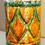 Roller vase, glazed ceramic, Italy, design from the 60s/70s