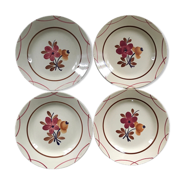 Set of 4 Gien plates