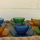 6 cups Vereco and their saucers