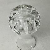 Hand-cut vintage crystal vase