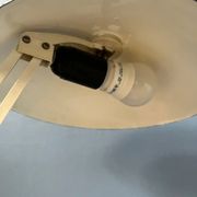 Vintage black flexible desk lamp by Hala, Bauhaus style