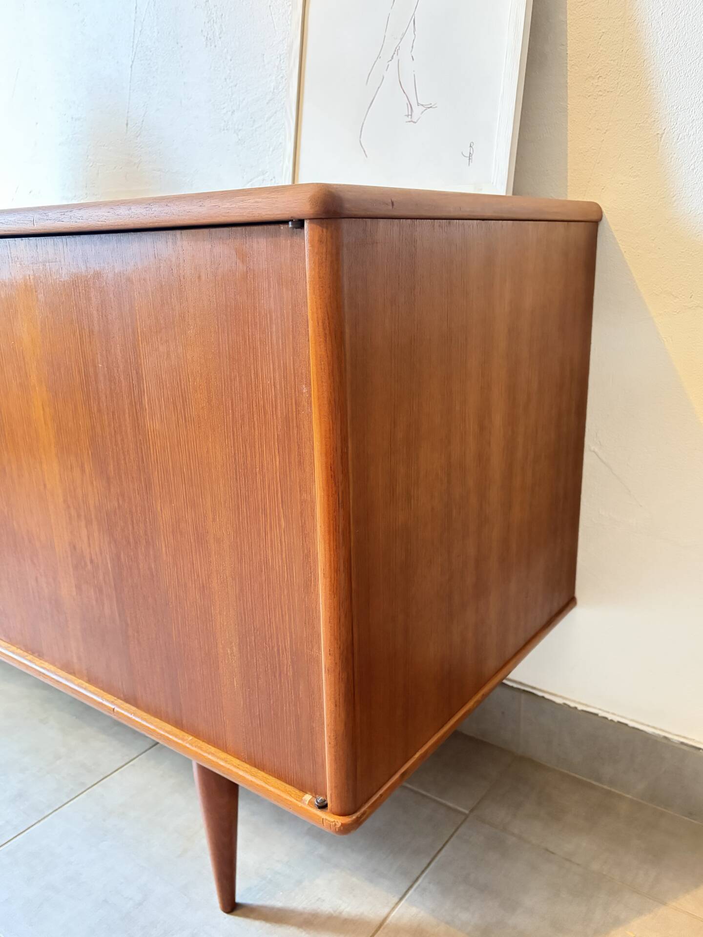 Vintage teak enfilade from the 1960s.