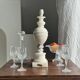 Large alabaster lamp base H41 D11