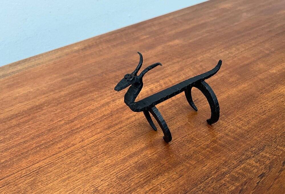 Animal sculpture, 1960s, wrought iron