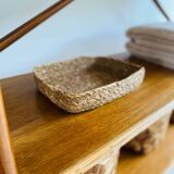 Vintage rattan shelf