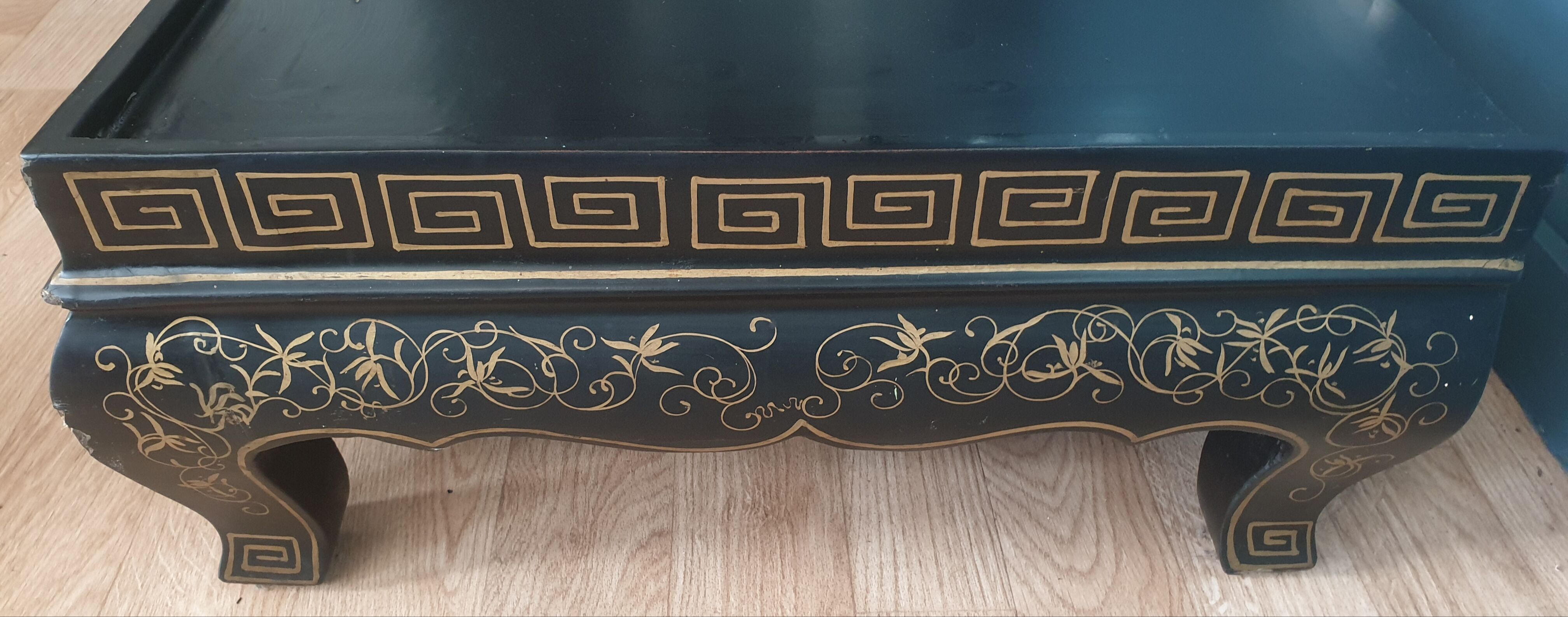 Chinese black wardrobe