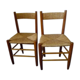 Two chairs brutalist
