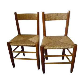 Two chairs brutalist