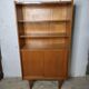 Showcase bookcase 70's feet compass