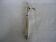 Leg of lamb handle, silver metal tongs and lined silver handle