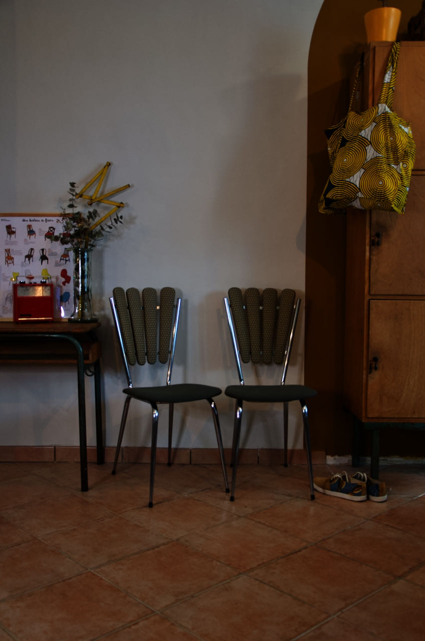 Pair of petal chairs