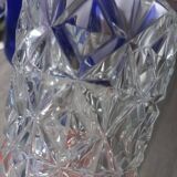 Vase en verre transparent